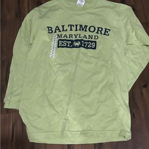 Baltimore, Maryland long sleeve t-shirt